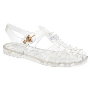 GUCCI Signature Jelly Fisherman Sandal in Clear
Transparent with Double G